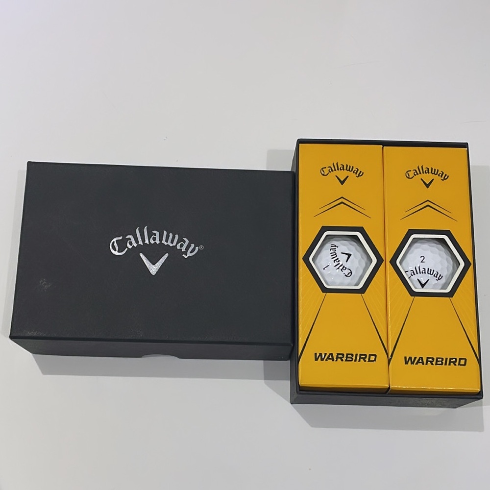 NEW Callaway Warbird golf balls 6pcs set. Designed for distance.